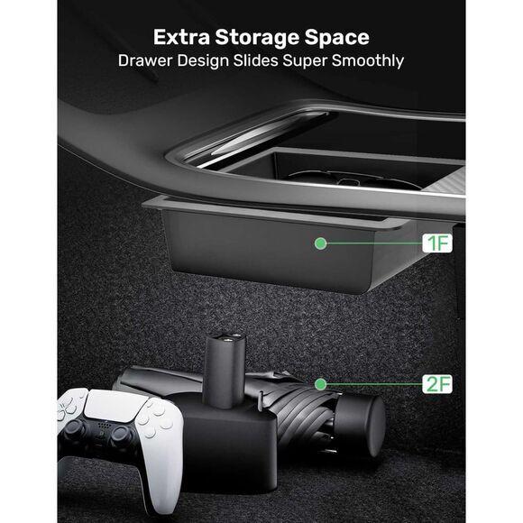 Zanch Console Organizer Tray - Tesla (4067 - Picture 4 of 6